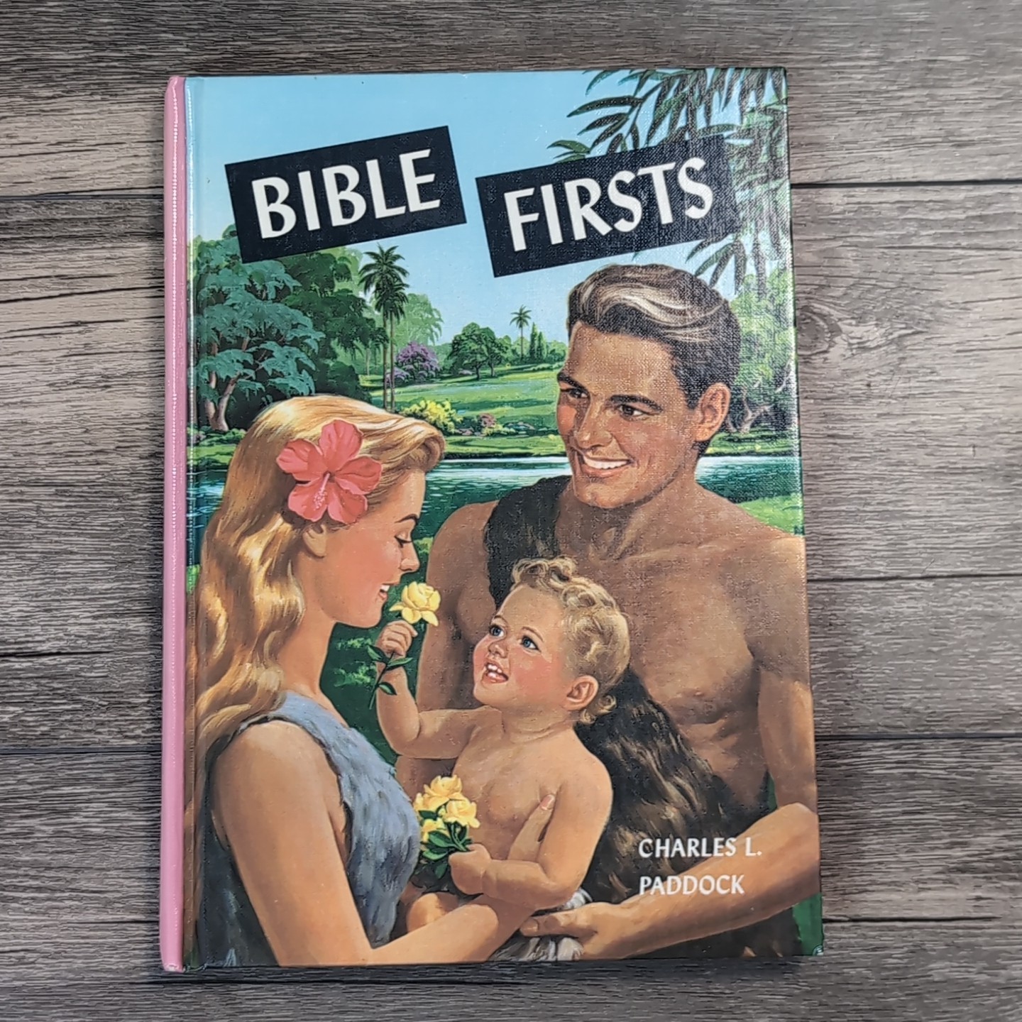 VTG 1963 Bible Firsts Tiny Tots Library By Charles L. Paddock Hardcover Book
