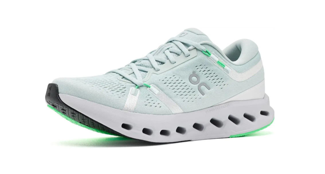 On Cloudsurfer 2 Men\'s Authentic Running Shoes Maximum Cushioning - Surf/Glacier On Cloudsurfer 2 Men\'s Authentic Running Shoes Maximum Cushioning - Surf/Glacier