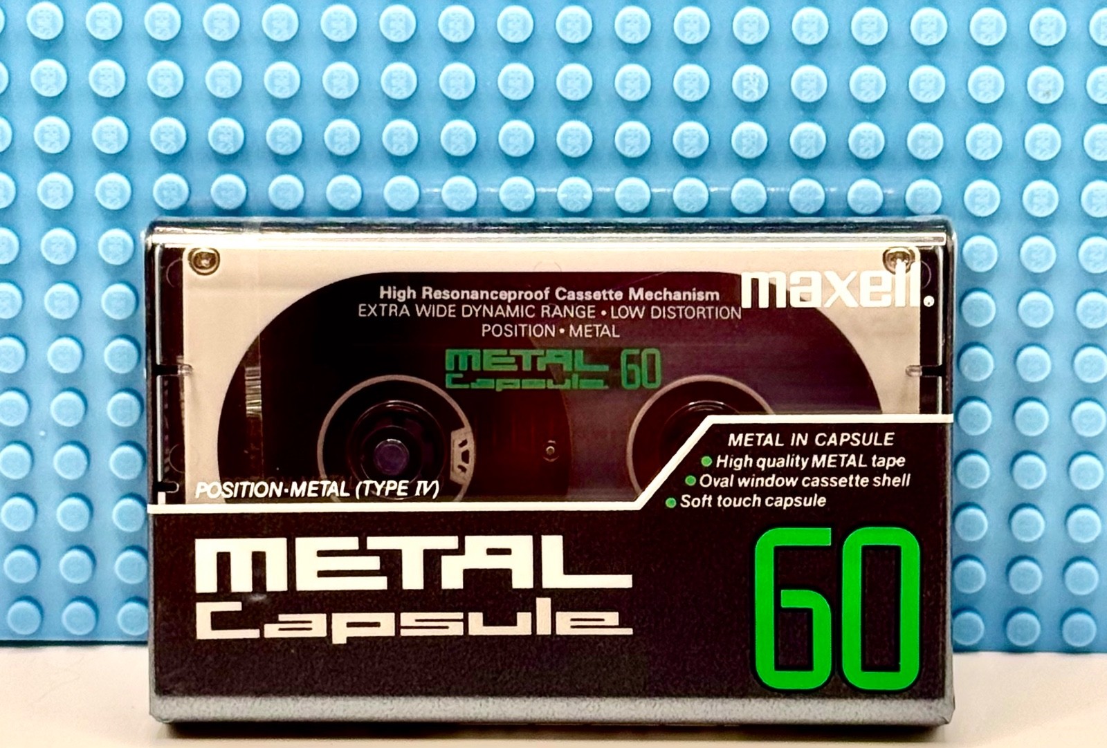 MAXELL METAL CAPSULE 60 1990 JAPAN TYPE IV BLANK CASSETTE TAPE (1) (SEALED) MAXELL METAL CAPSULE 60 1990 JAPAN TYPE IV BLANK CASSETTE TAPE (1) (SEALED)