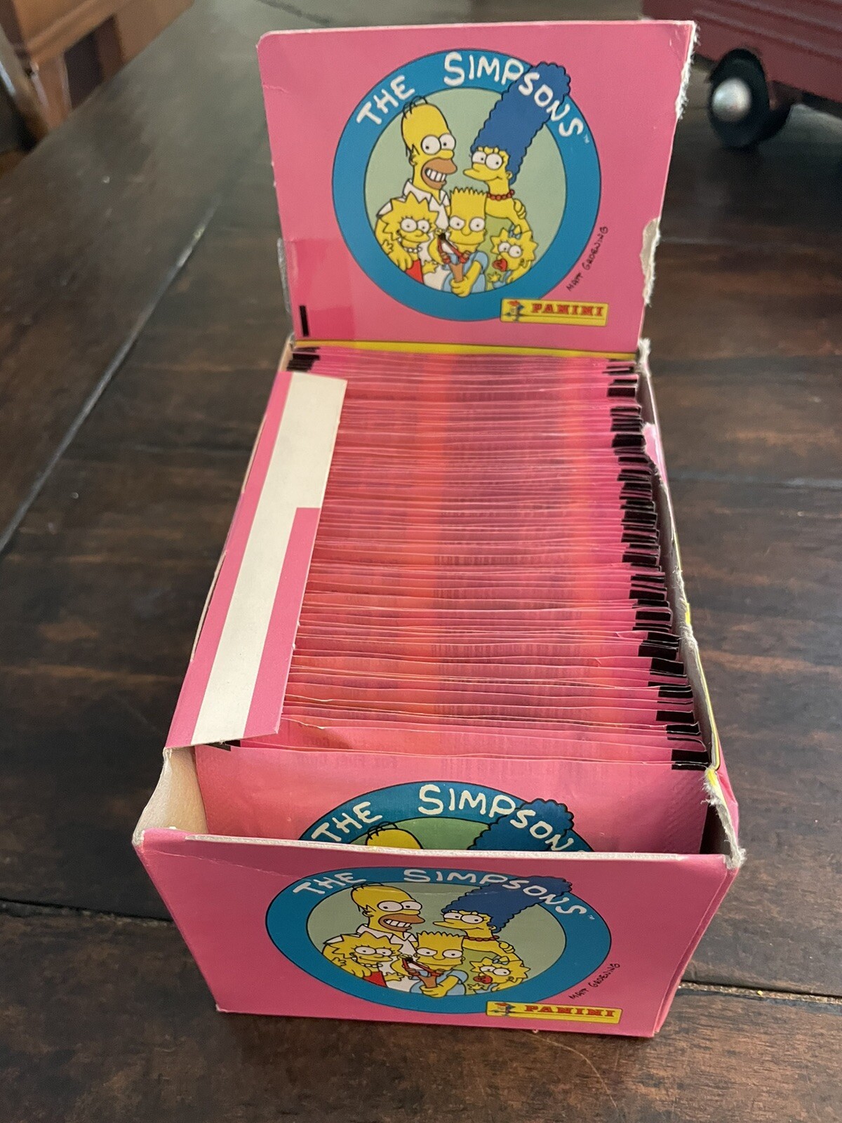(1) Sealed Pack 1991 Panini THE SIMPSONS Sealed Matt Groening Exquisitely Scarce (1) Sealed Pack 1991 Panini THE SIMPSONS Sealed Matt Groening Exquisitely Scarce