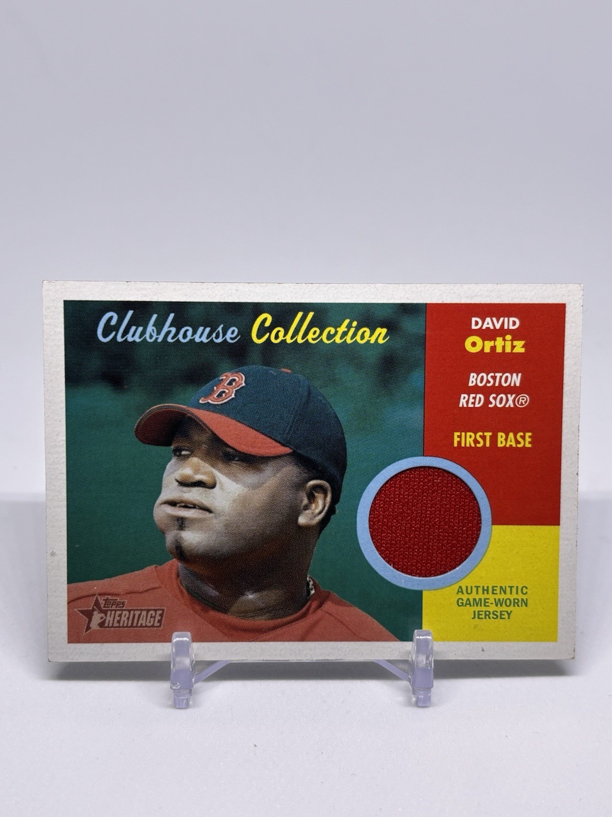 2006 Topps Heritage Clubhouse Collection Relics David Ortiz #CC-DO HOF 6i2