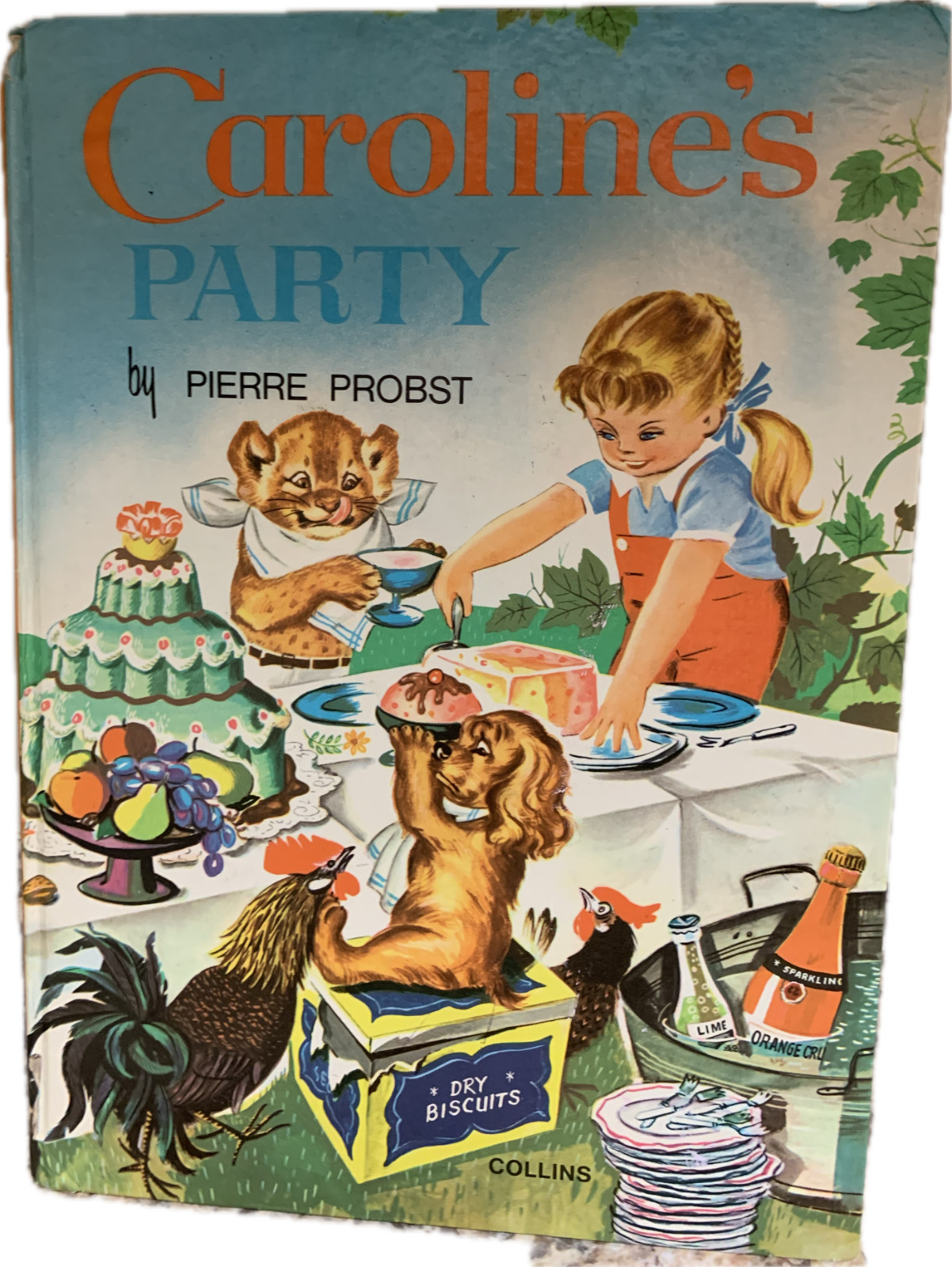 Set 2 Books Vintage Caroline's Party and Winter Holiday Pierre Probst 1972 1973