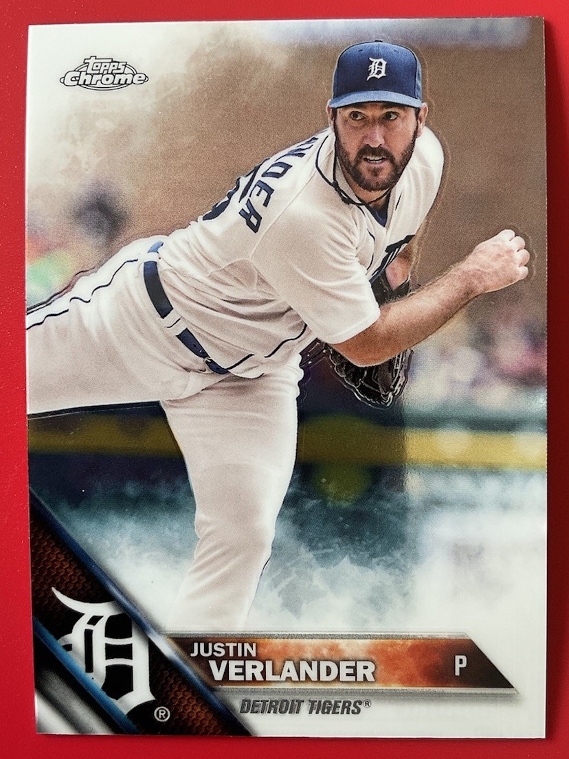 2016 Topps Chrome #18 Justin Verlander Tigers