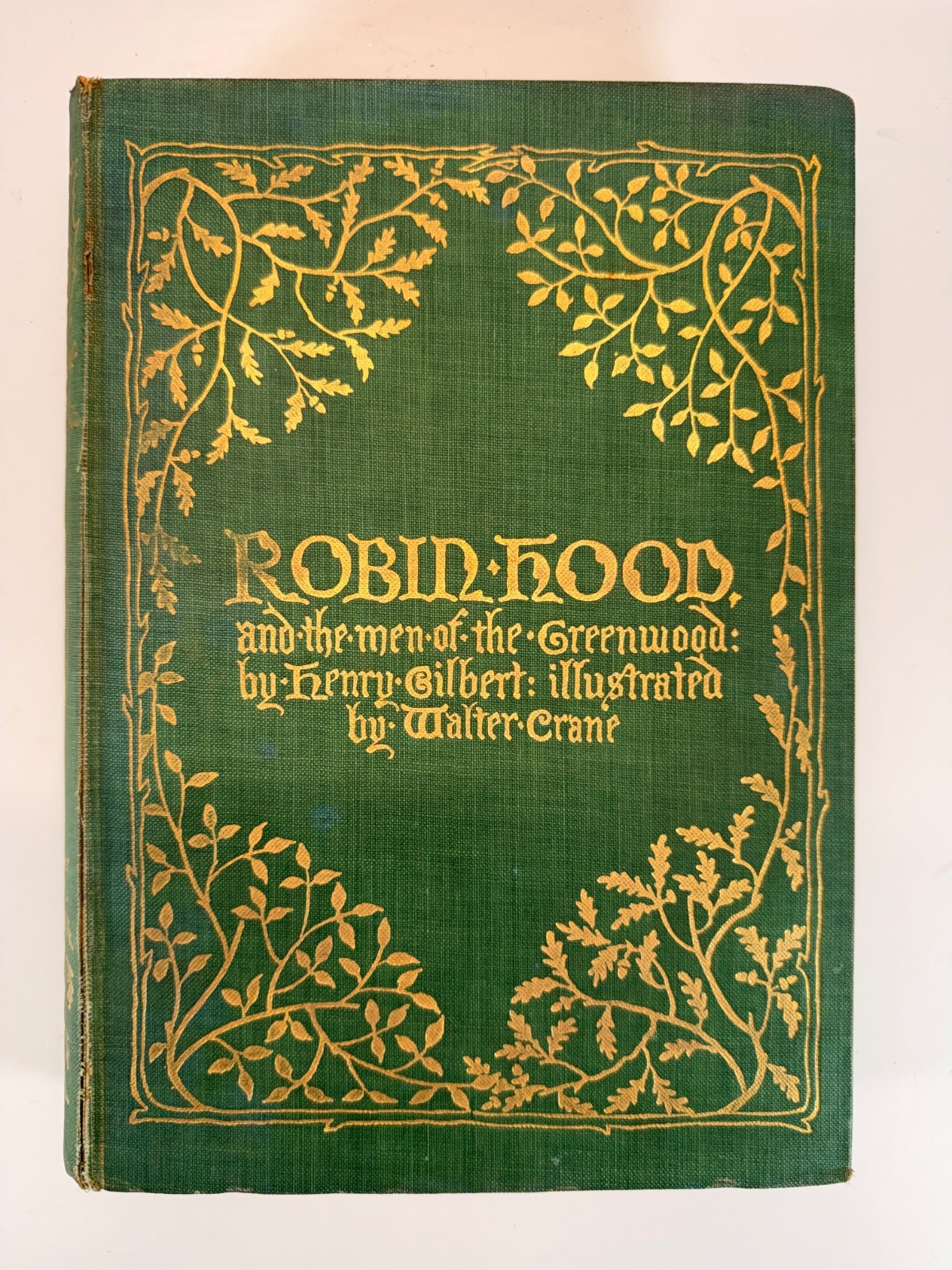 1912 Robin Hood Henry Gilbert Walter Crane Illustrated Stokes Antique Book