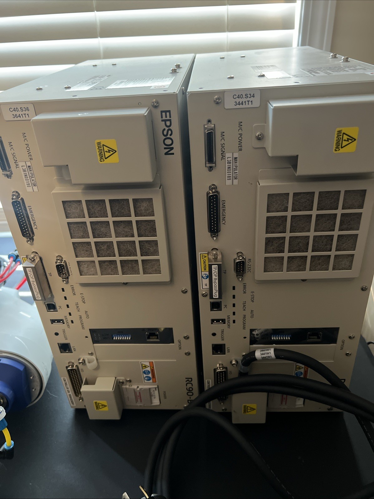 Epson LS3-B401S + RC90-B - Low Hours - Festo OVEL Vacuum Generator & Distributor