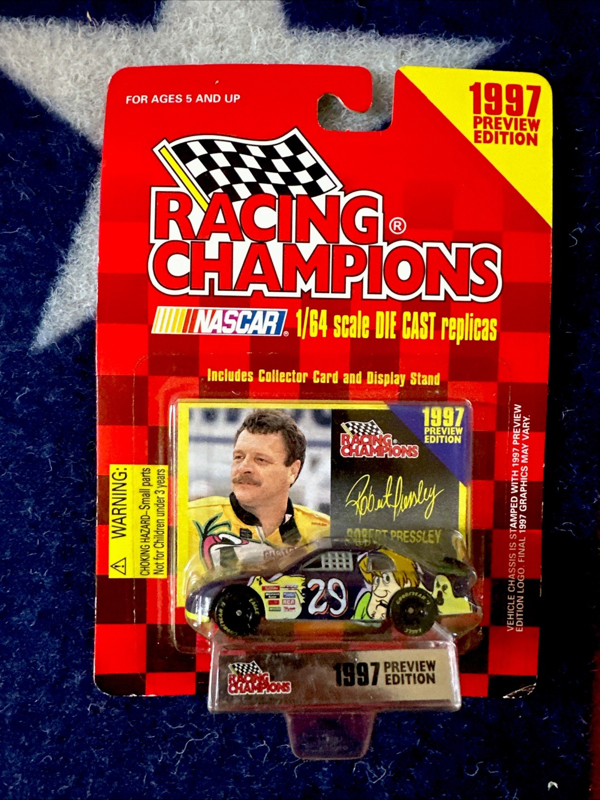 Robert Pressley 29 Scooby Doo Racing Champions NASCAR 1/64 Diecast 060424AST5