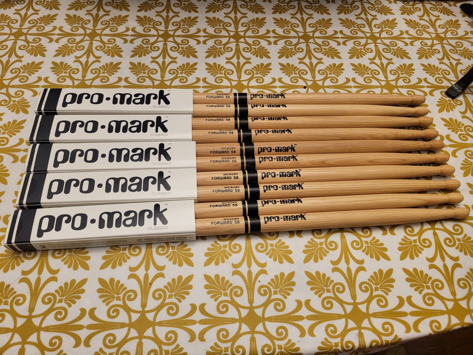 PROMARK American Hickory Drumsticks Wood 5B NEW