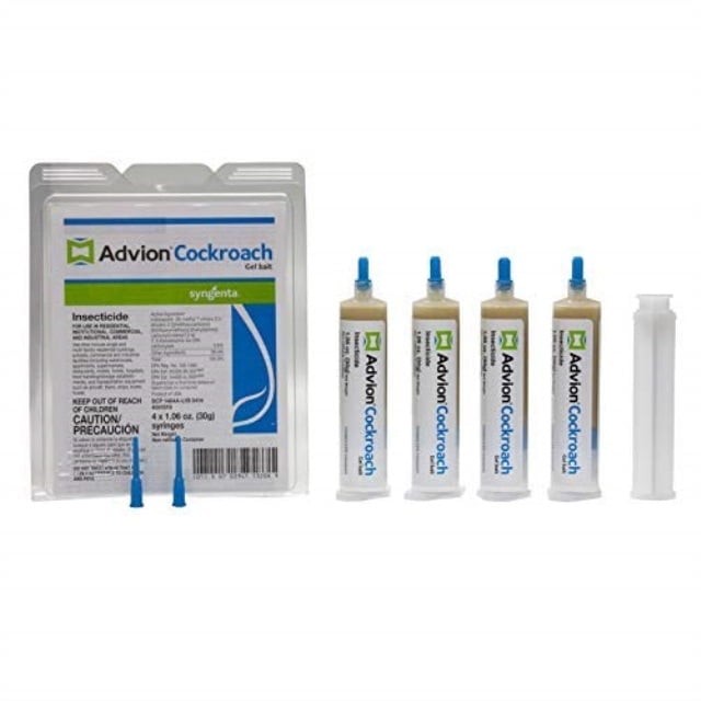 Syngenta 383920 Advion Cockroach Gel Bait 4 X 30 Gram Tubes Roach Control, Brown Syngenta 383920 Advion Cockroach Gel Bait 4 X 30 Gram Tubes Roach Control, Brown