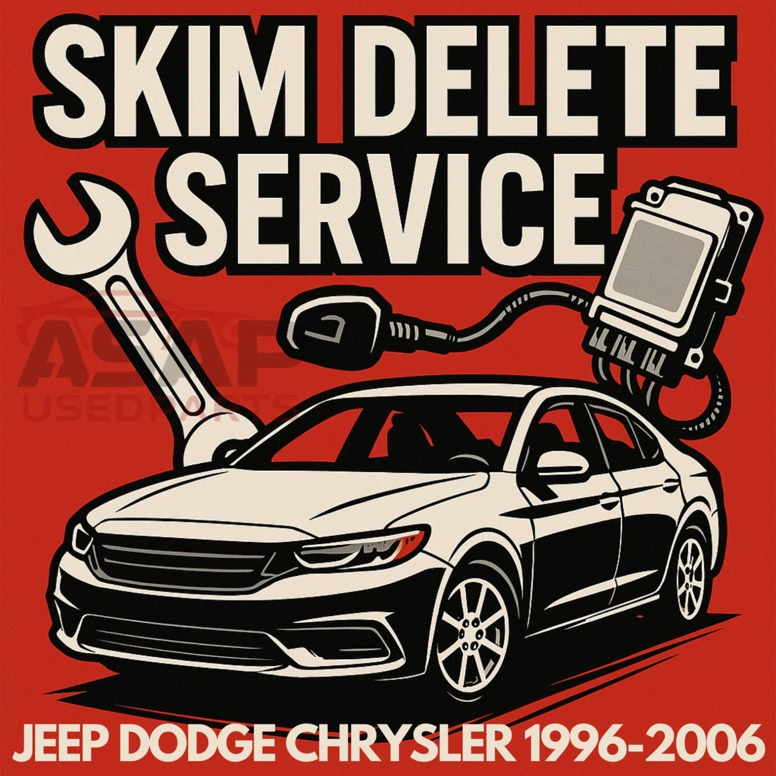 SKIM DELETE SERVICE SECURITY REMOVAL ECM ECU CHRYSLER DODGE JEEP RAM 1996-2006⚡