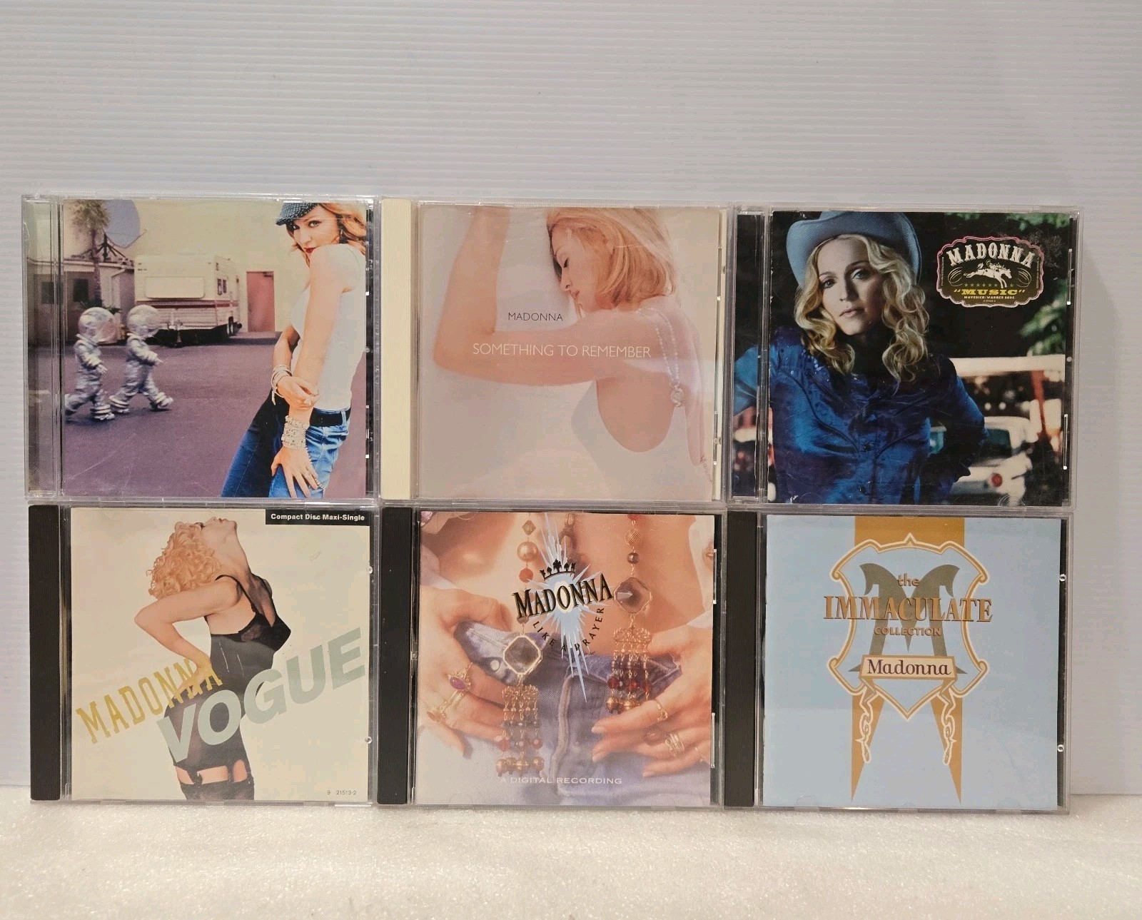 MADONNA - 6 CD LOT - ALL EXCELLENT - SEE DESCRIPTION FOR TITLES (#1)