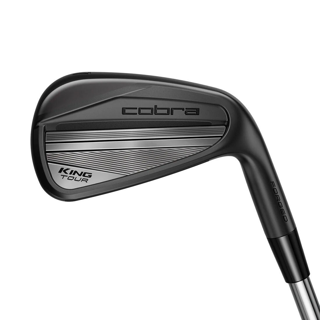 Cobra KING Tour Black 2024 Single Iron Club KBS S Taper and Tour V Steel Shaft