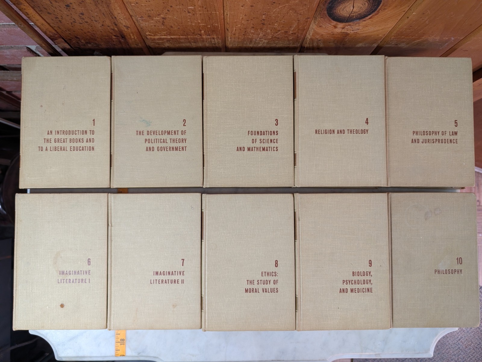 Britannica The Great Ideas Program 1960s Complete 10 Book Set