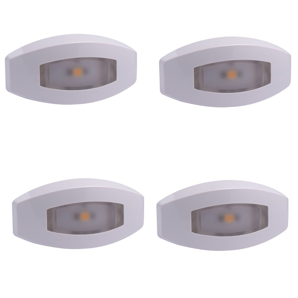 Lumitec Fiji Courtesy Light Direct Spectrum RGBW - White Housing- 4-Pack  101763