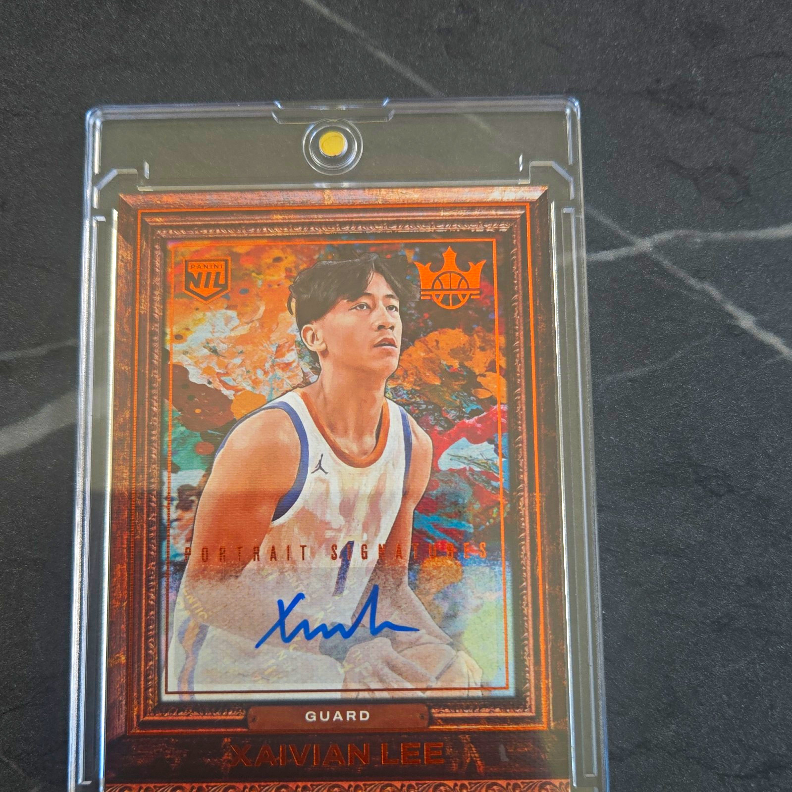 Panini 2025-26 Court Kings Xaivian Lee Portrait Signatures PS-LEE Auto /35