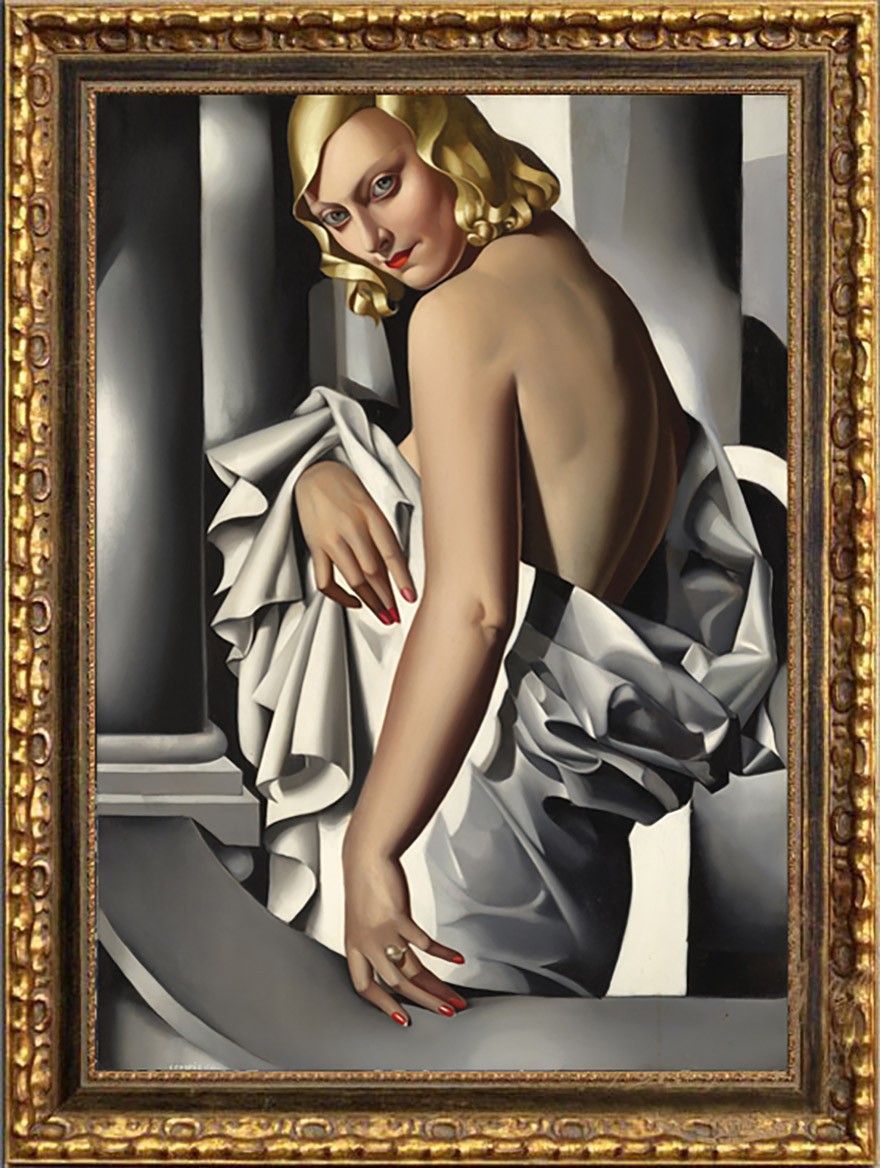 Hand Painted Oil Painting art Tamara de Lempicka Reproduction woman On Canvas