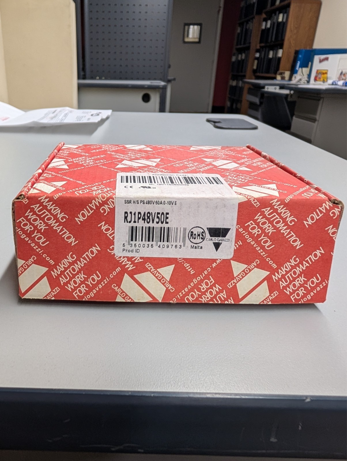 Carlo Gavazzi Solid State Relay RJ1P48V50E Carlo Gavazzi Solid State Relay RJ1P48V50E