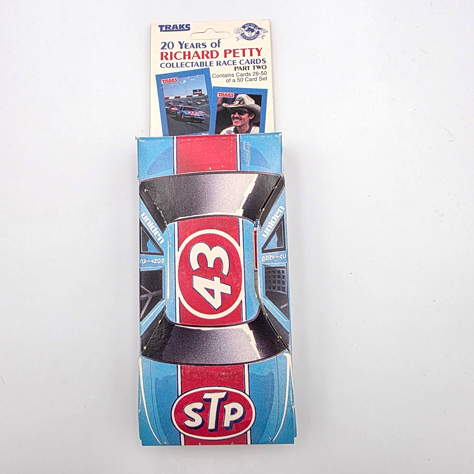 VINTAGE 1992 Richard Petty NASCAR TRAKS STP Team Trading Card Set (25) Part Two