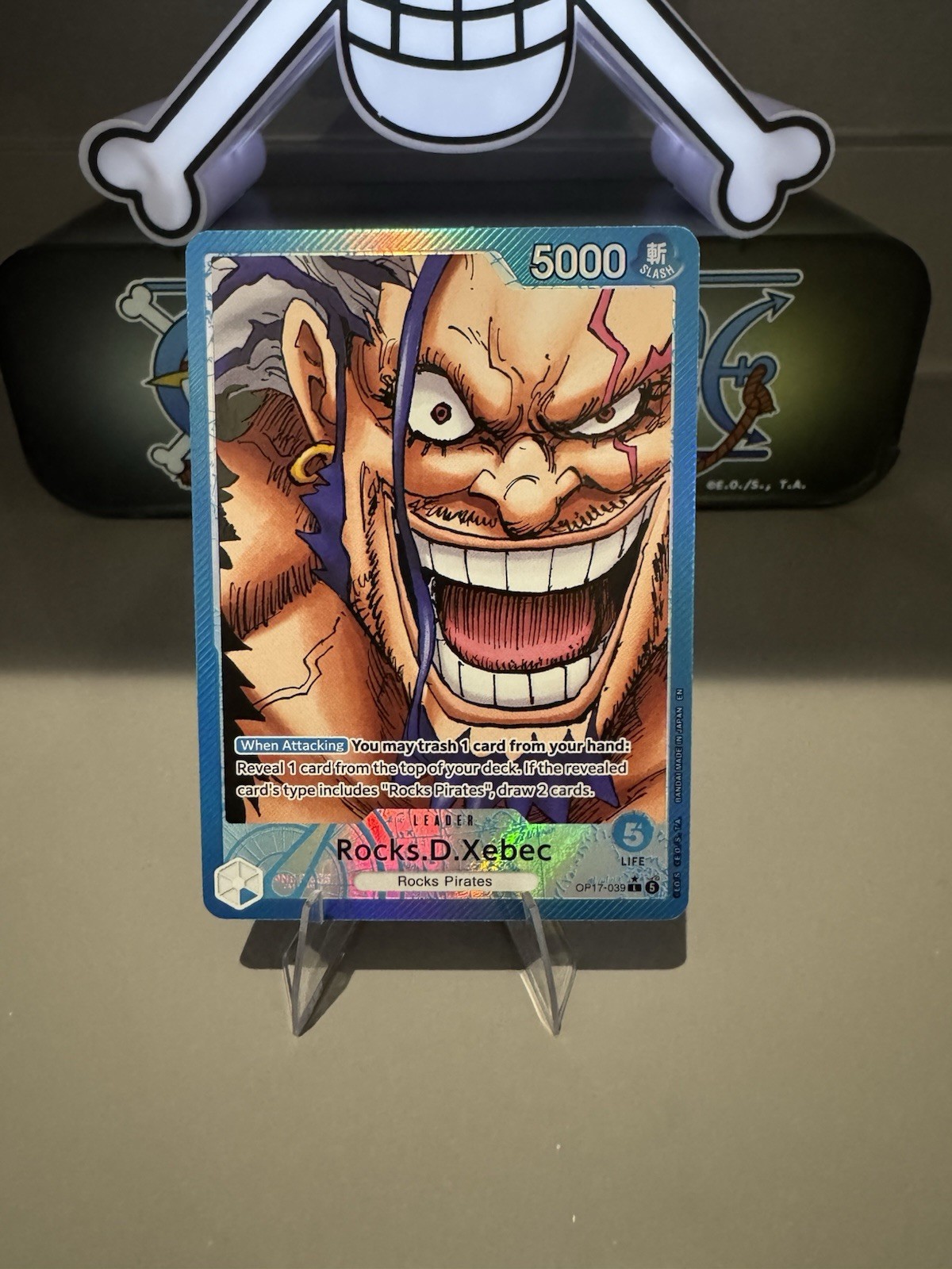 Rocks.D.Xebec (039) (Alternate Art) OP17-039 The World\'s Strongest Warriors Foil