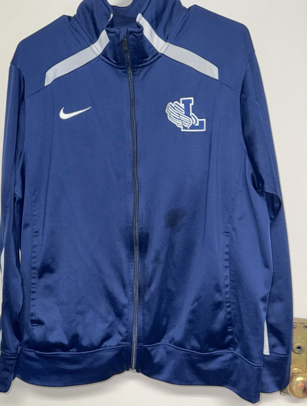 Nike Team Loyola Navy Blue Training Full Zip Jacket Size Medium Rare Nike Team Loyola Navy Blue Training Full Zip Jacket Size Medium Rare