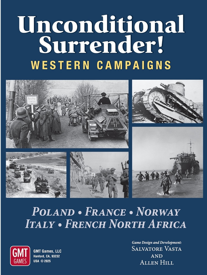GMT Games Unconditional Surrender Western Campaigns