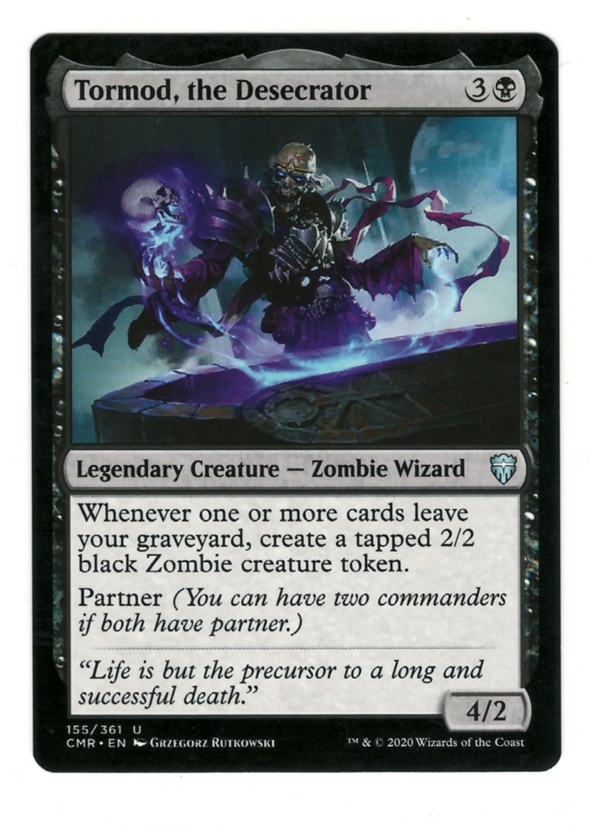MTG Tormod, the Desecrator 155 Uncommon Commander Legends Magic The Gathering MTG Tormod, the Desecrator 155 Uncommon Commander Legends Magic The Gathering