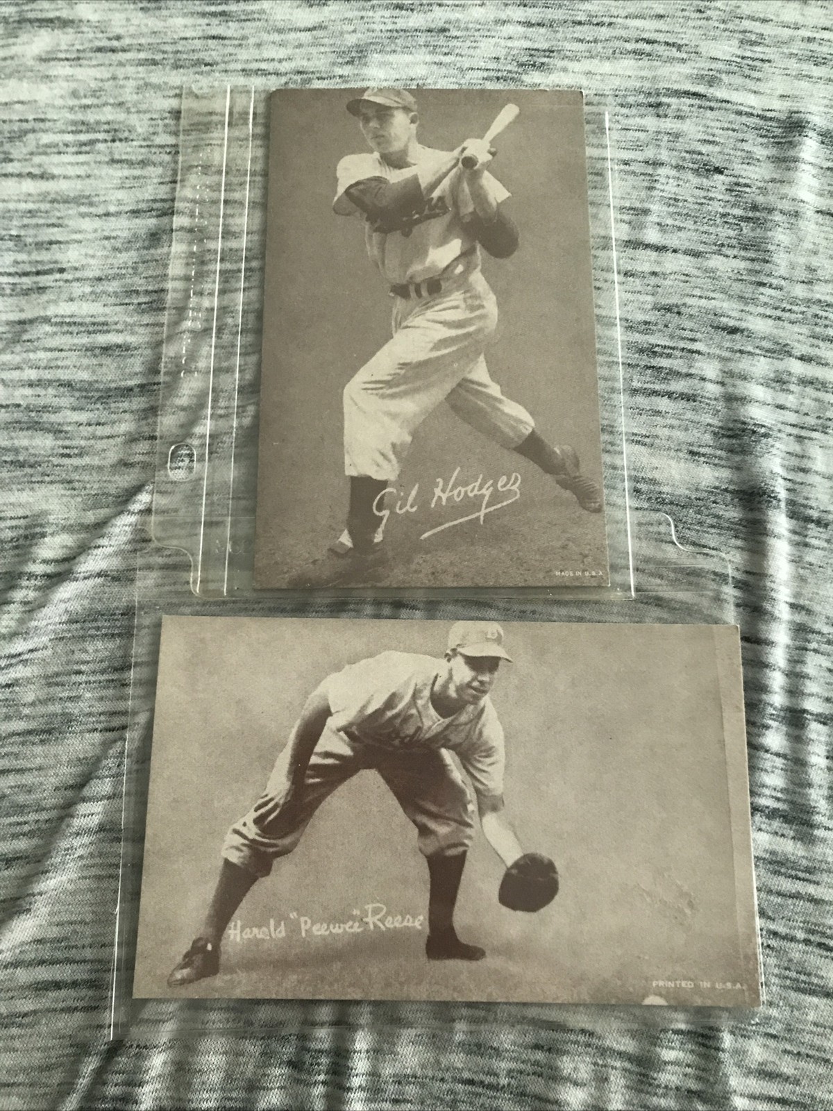 VINTAGE ORIGINAL 1947-66 EXHIBIT NRMT-MT SHARP GIL HODGES PEE WEE REESE DODGERS VINTAGE ORIGINAL 1947-66 EXHIBIT NRMT-MT SHARP GIL HODGES PEE WEE REESE DODGERS