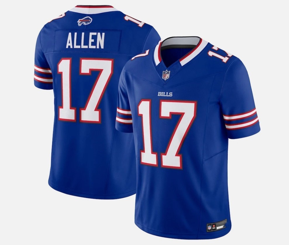 NEW Men's Bills #17 Josh Allen Stitched Jersey S-2XL NEW Men's Bills #17 Josh Allen Stitched Jersey S-2XL