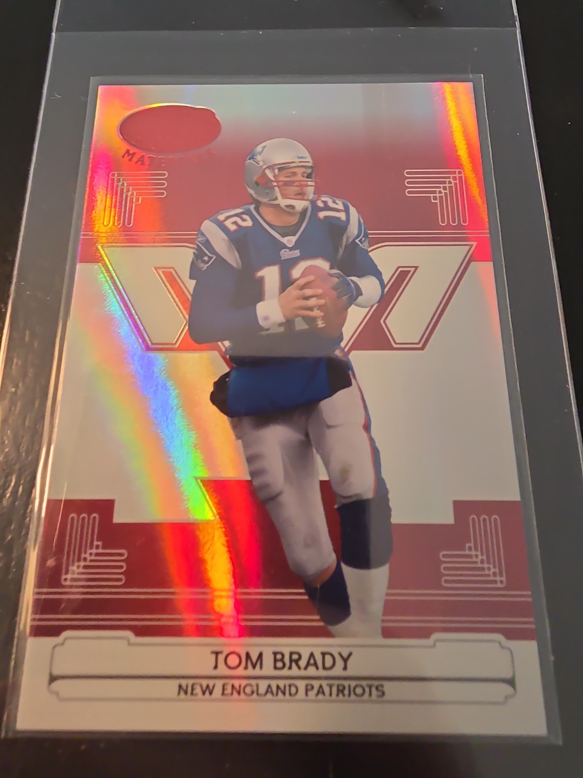 2006 Donruss Tom Brady Numbered 006/100 Leaf Certified Refractor Great Condition