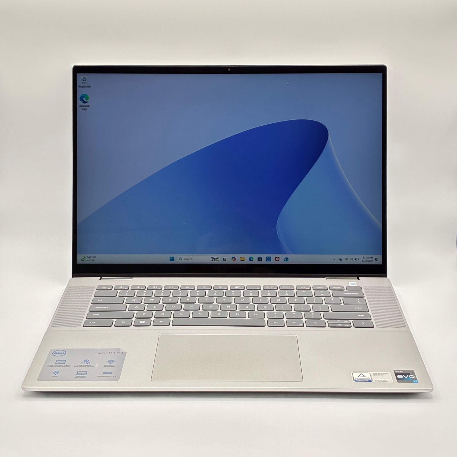 Dell Inspiron 16 7630 i7 13th Gen 16GB RAM 1TB Silver