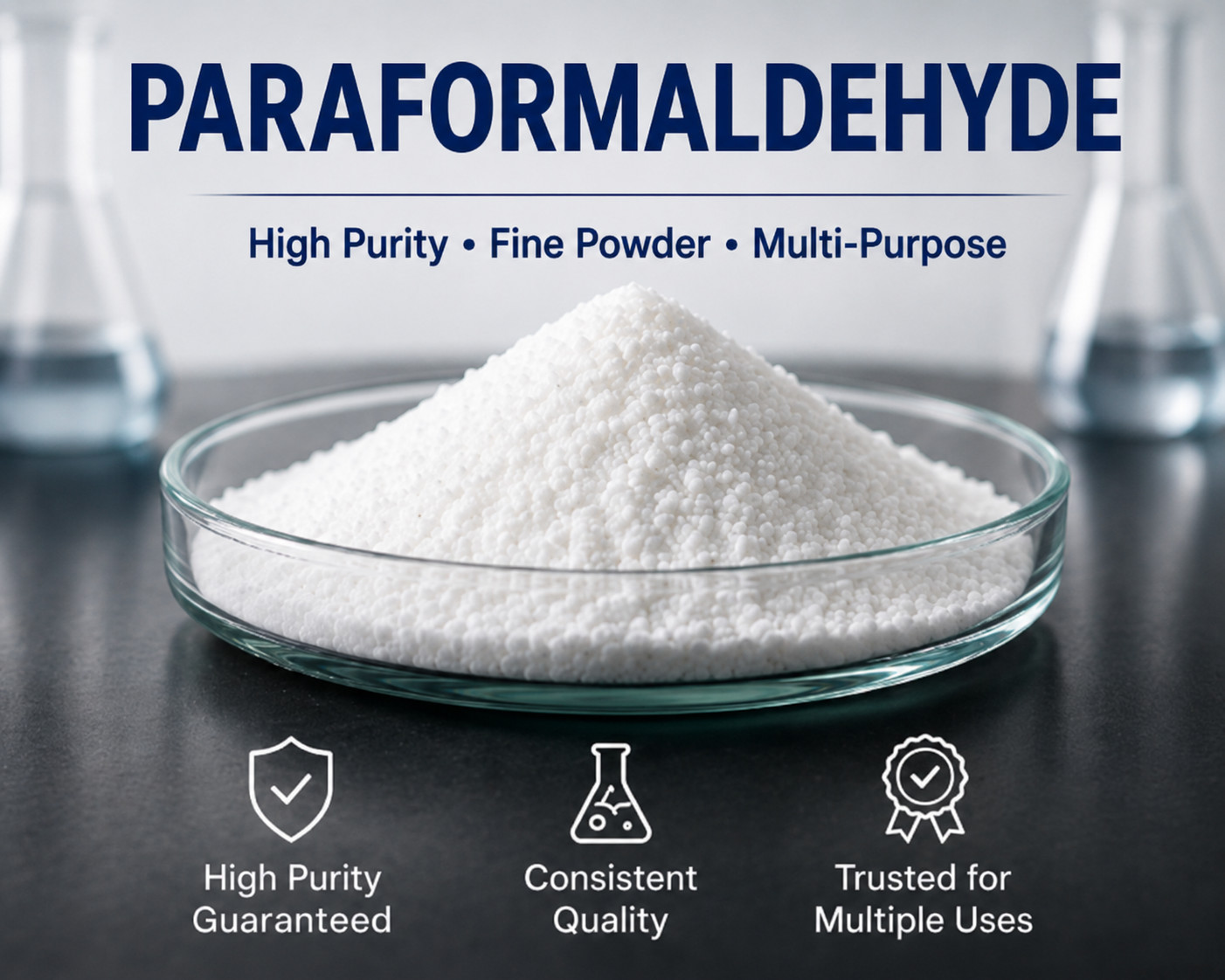 Paraformaldehyde Solid Prill 91-93%, 500 Grams, CAS 30525-89-4