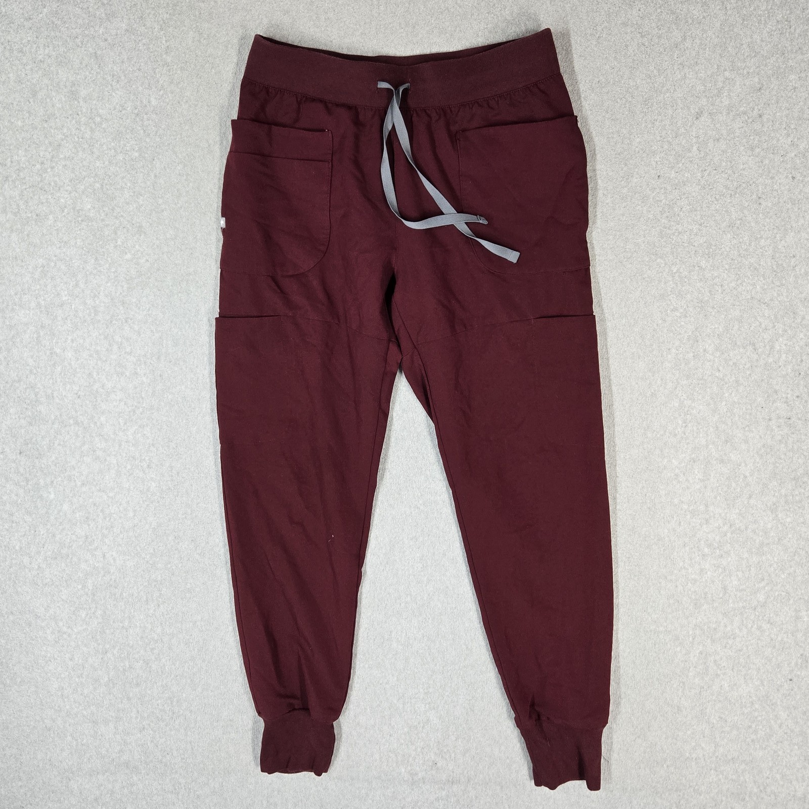 FIGS Women Scrub Pants S Burgundy Jogger Technical Collection Activewear