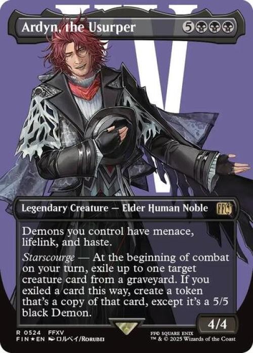 MTG English Ardyn, the Usurper (Borderless) (Surge Foil) (0524) NM Foil MTG English Ardyn, the Usurper (Borderless) (Surge Foil) (0524) NM Foil