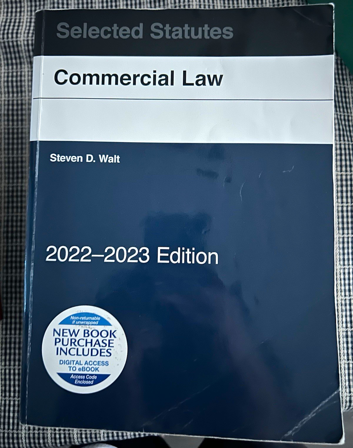 West Academic Selected Statutes: Commercial Law 2022-2023 PB Walt eBook