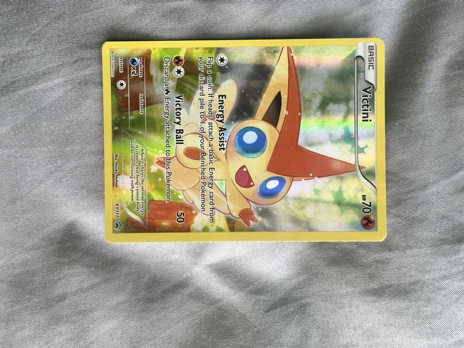 Pokemon Victini XY117 XY promos NEAR MINT 
