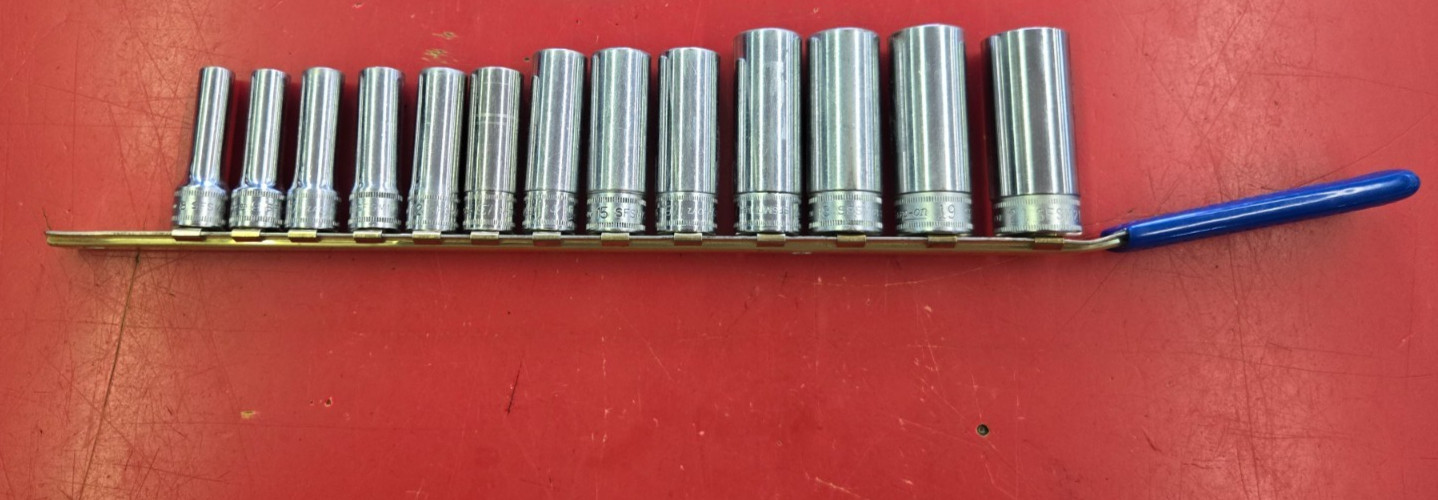 Snap-on SFSM Socket Set 13 Pc Deep Well Metric 3/8\