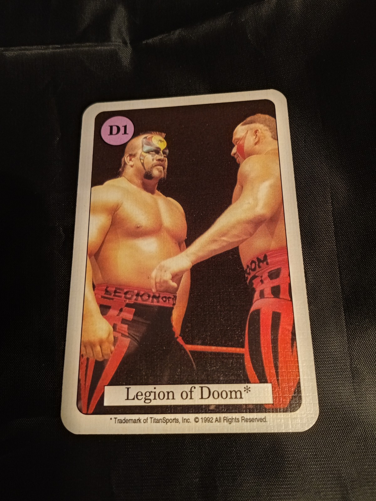 WWF Legion of Doom 1992 Drop Kick Press D1 germany quartetts card WWF Legion of Doom 1992 Drop Kick Press D1 germany quartetts card