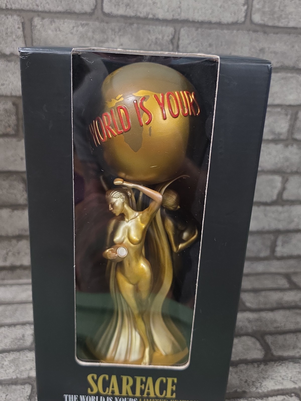 Scarface: The World Is Yours Limited Edition Statue Replica Rare (No DvD)