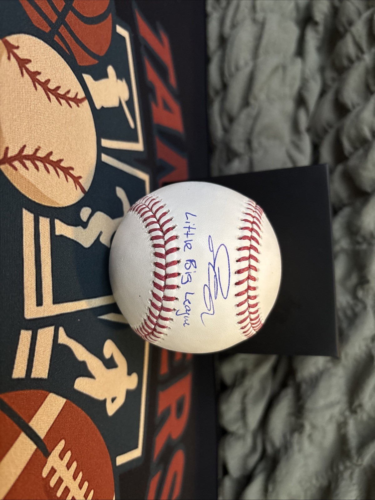 Pete Crow-Armstrong Signed Baseball Inscribed “little Big League “ Fanatics Pete Crow-Armstrong Signed Baseball Inscribed “little Big League “ Fanatics