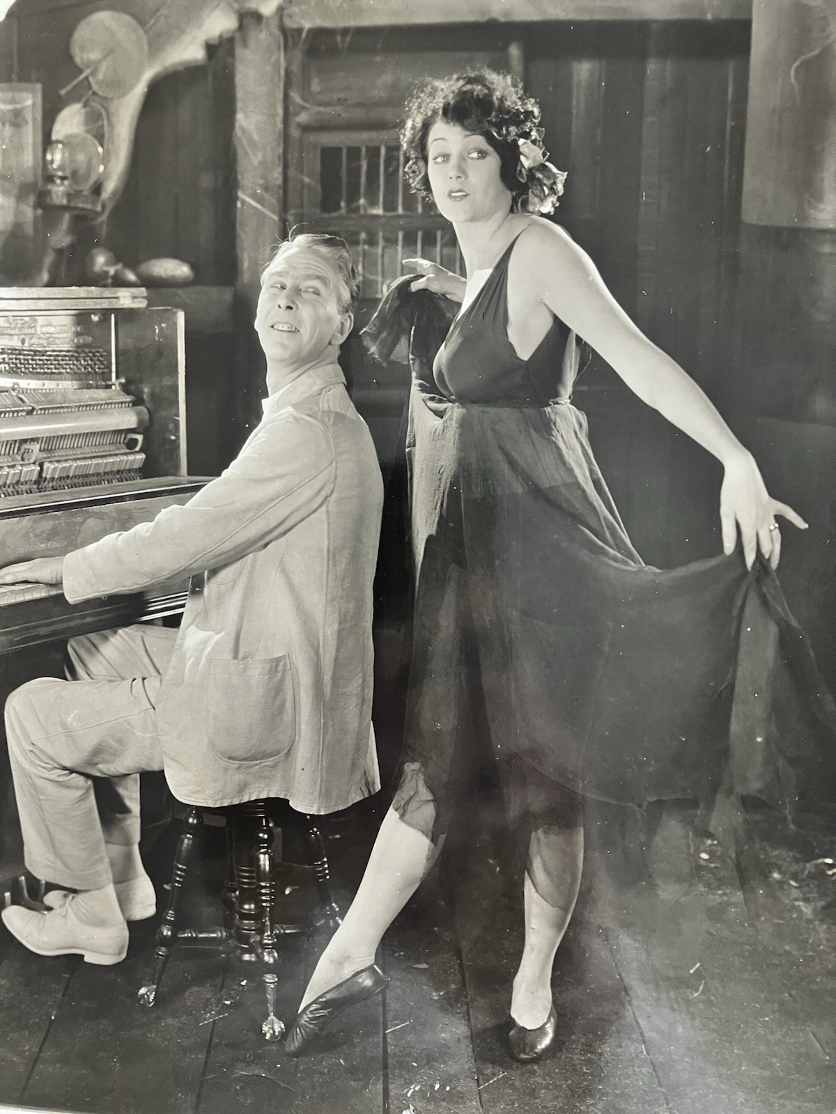 The Shooting Of Dan McGrew Barbara La Marr Lew Cody Silent Orig 1924 Press Photo