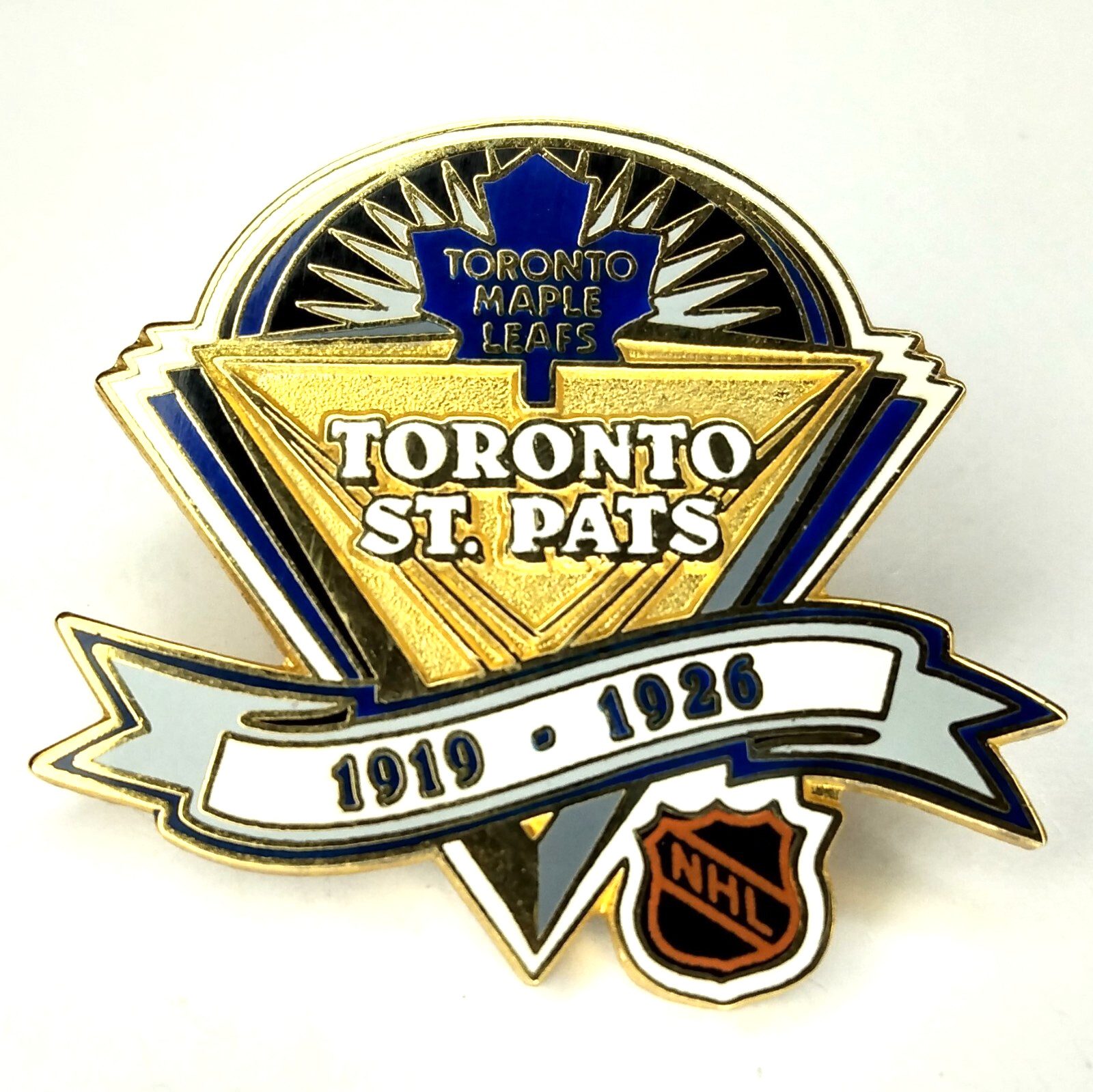 Toronto St. Pats 1919-1926 Lapel Pin NHL Hockey TML Maple Leafs Peter David RARE Toronto St. Pats 1919-1926 Lapel Pin NHL Hockey TML Maple Leafs Peter David RARE