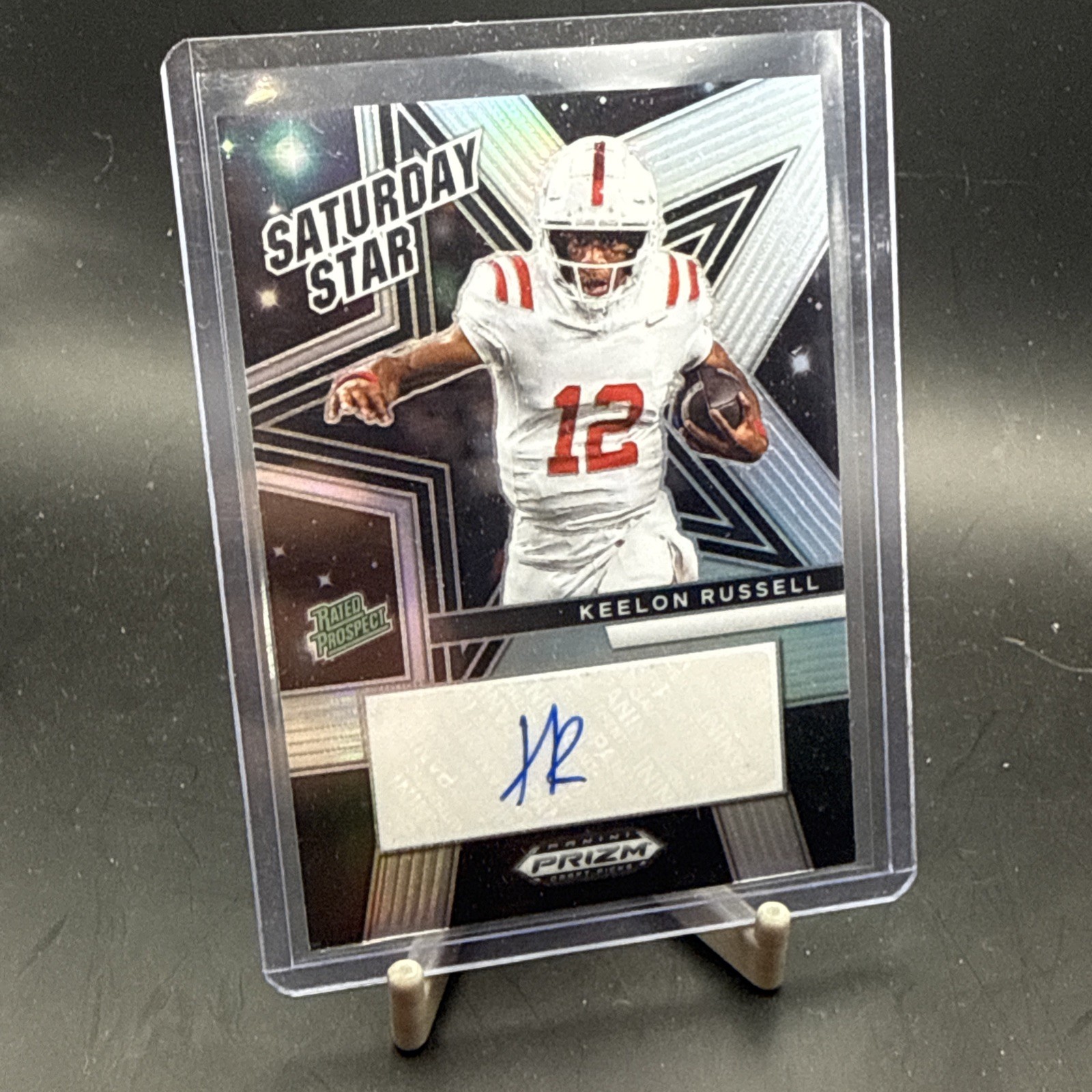 2025 Prizm Draft Keelon Russell Saturday Star Signatures Silver Auto #SSS-KRL 2025 Prizm Draft Keelon Russell Saturday Star Signatures Silver Auto #SSS-KRL