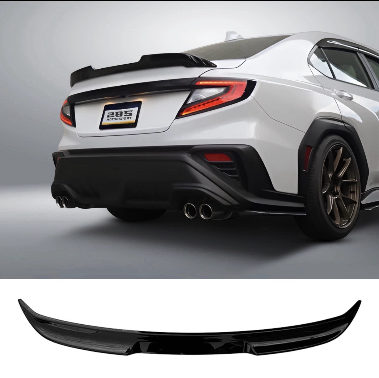 Wet carbon fiber Duckbill spoiler for 22-25 wrx/sti Wet carbon fiber Duckbill spoiler for 22-25 wrx/sti