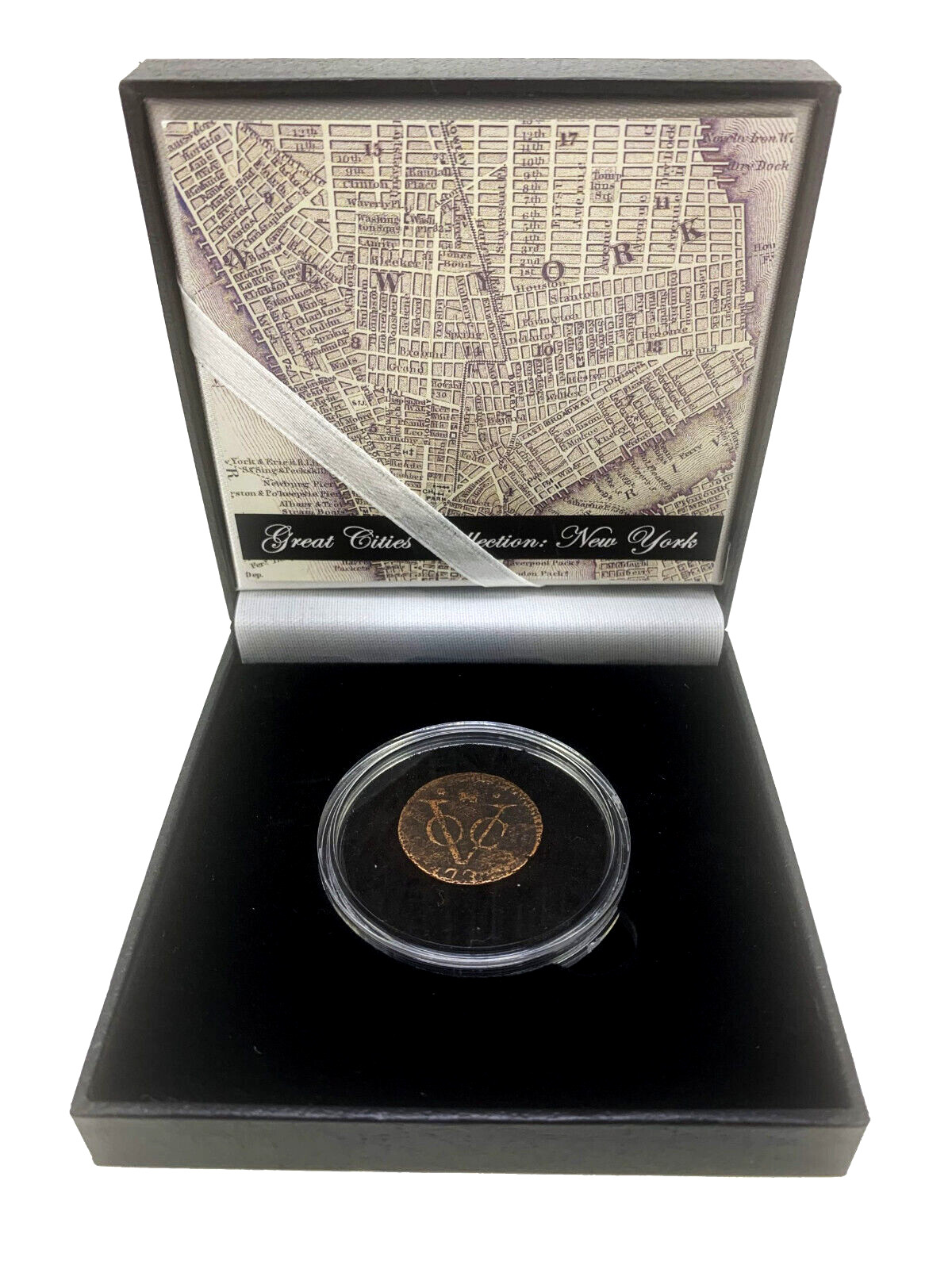 Great Cities Collection: New York The First New York Penny COA  Included