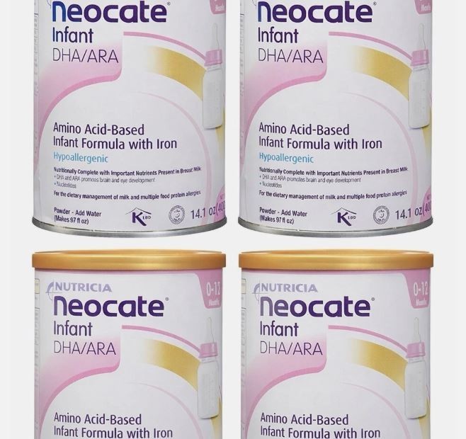 (4) NEOCATE Infant With DHA/ARA 14.1 oz EXP. 11/01/2026 (4) NEOCATE Infant With DHA/ARA 14.1 oz EXP. 11/01/2026