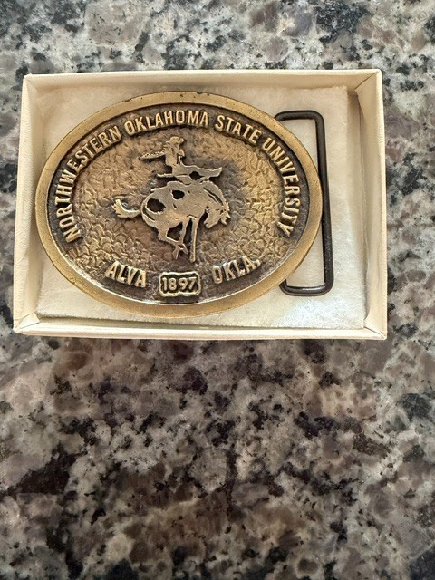 Collectable Northwestern Oklahoma State University Belt Buckle (NWOSU) Collectable Northwestern Oklahoma State University Belt Buckle (NWOSU)