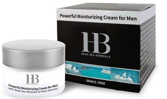 HB Dead Sea Powerful Moisturizing Cream For Men 50ml Facial Care