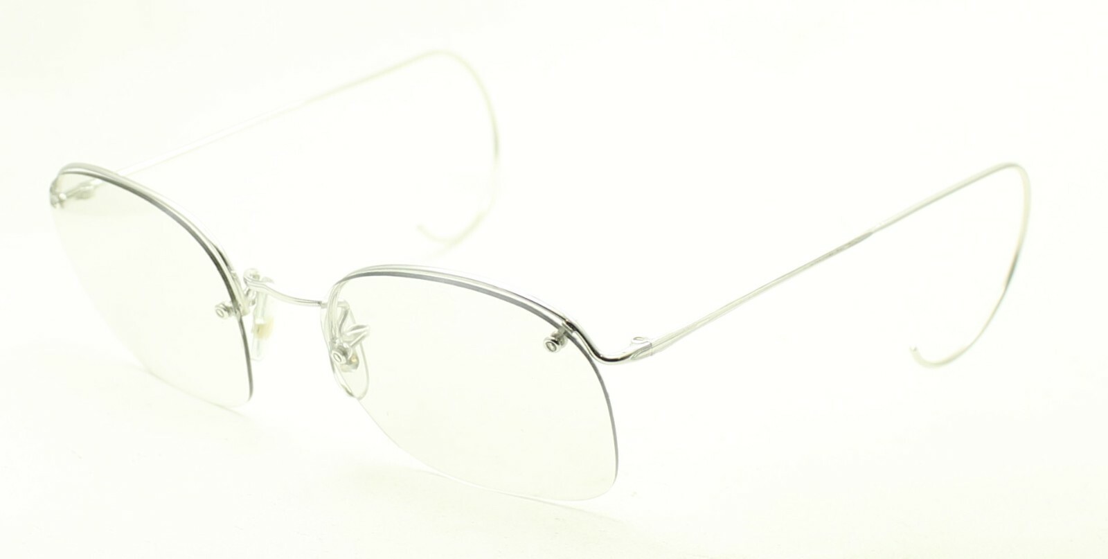 SAVILE ROW ENGLAND Rimway Rhodium 50x20mm Eyewear FRAMES RX Optical Eyeglasses