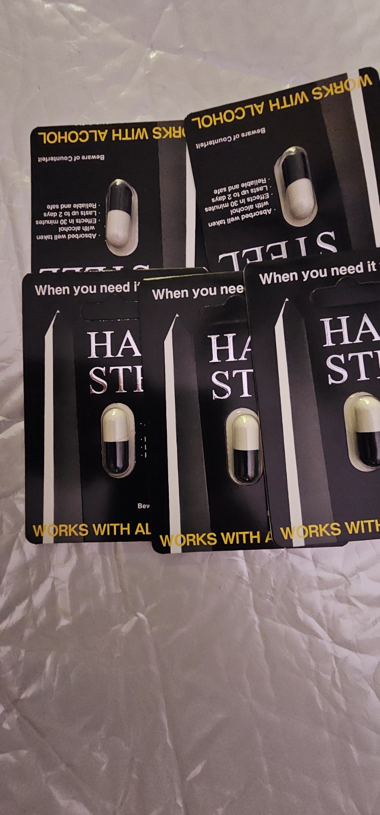 5 Count Hard Stteell For Men Original Male Enchantment 