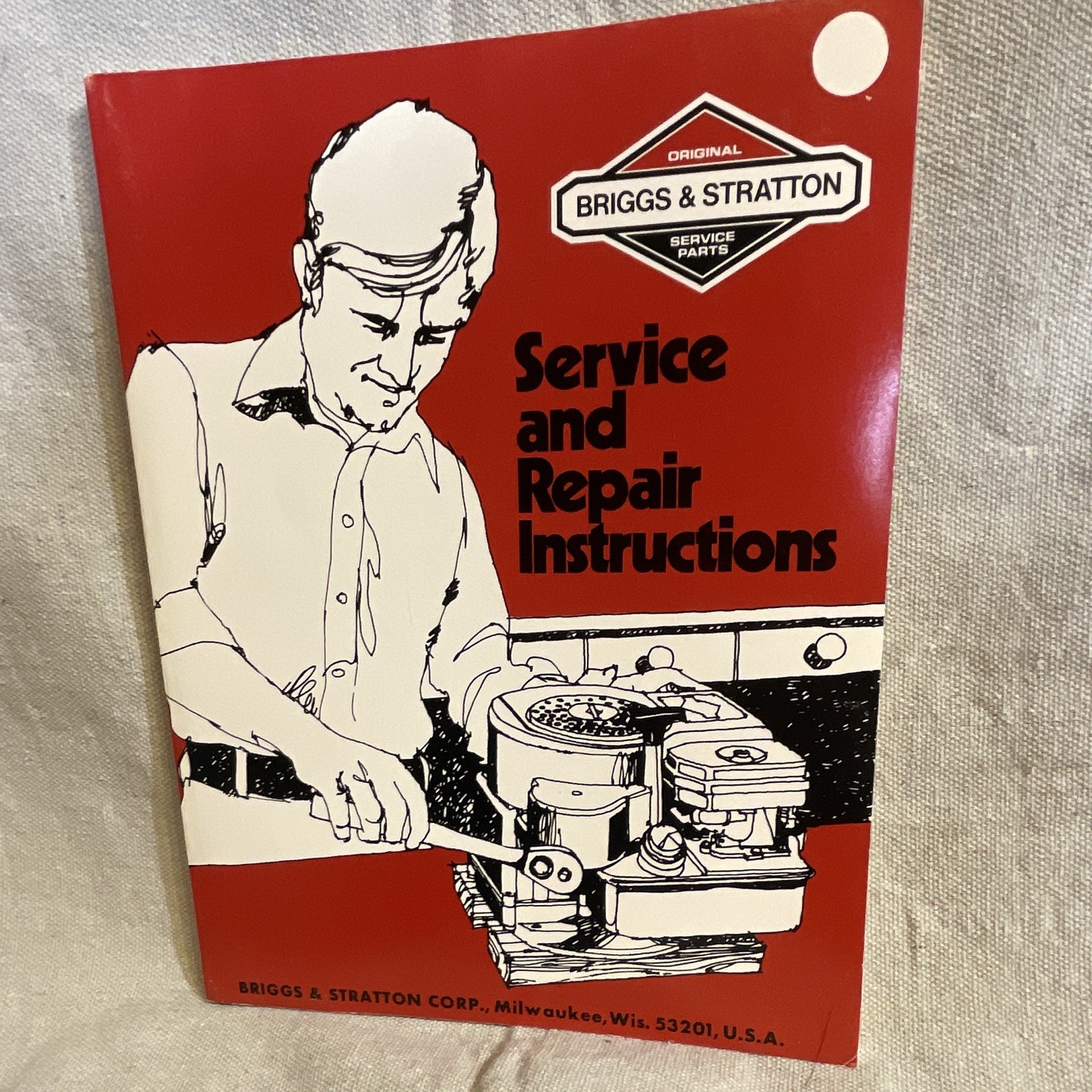 Vintage Briggs & Stratton Service and Repair Instructions Manual Part 270962