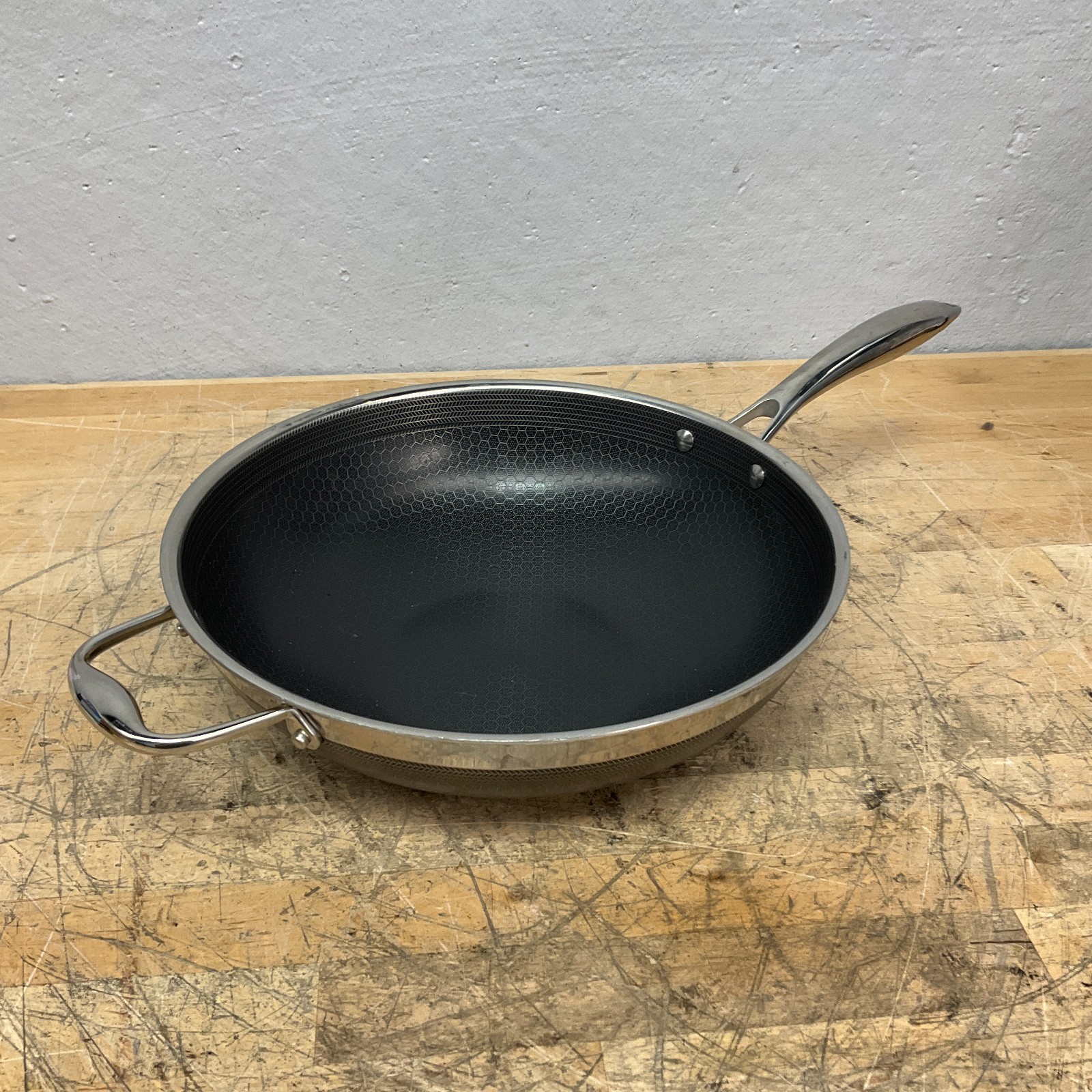 Hexclad Hybrid Cookware Stainless Steel Pan Nonstick 12